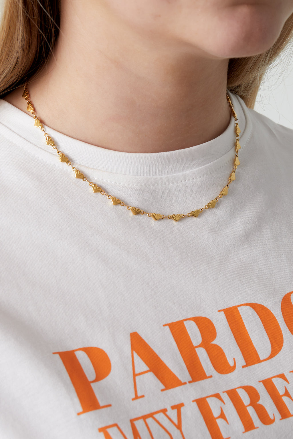 Strong heart ketting